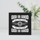 Gott ist immer gut - Christlich Save The Date (Stehend Vorderseite)