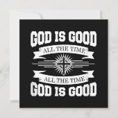 Gott ist immer gut - Christlich Save The Date (Rückseite)