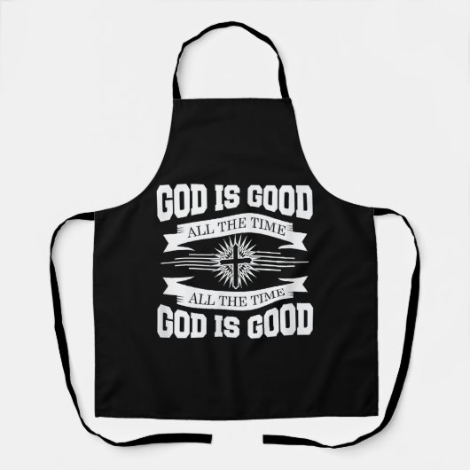 Gott ist immer gut - Christlich Schürze (Vorderseite)