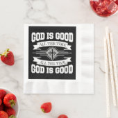 Gott ist immer gut - Christlich Serviette (Beispiel)