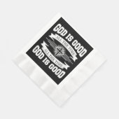 Gott ist immer gut - Christlich Serviette (Ecke)