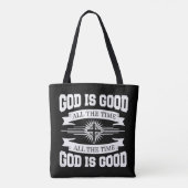 Gott ist immer gut - Christlich Tasche (Rückseite)