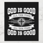 Gott ist immer gut - Christlich Weinetikett (Einzelnes Label)