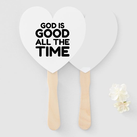 GOTT IST IMMER GUT FÄCHER (Vorne und Hinten)