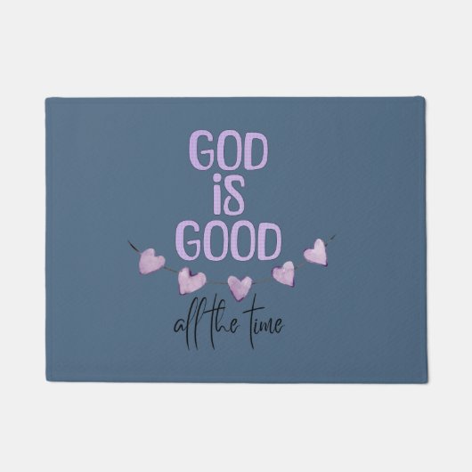 Gott ist immer gut fußmatte (Vorderseite)