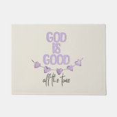 Gott ist immer gut fußmatte (Vorderseite)