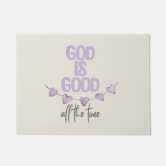 Gott ist immer gut fußmatte (Vorderseite)