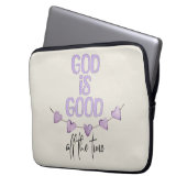 Gott ist immer gut laptopschutzhülle (Vorderseite Links)