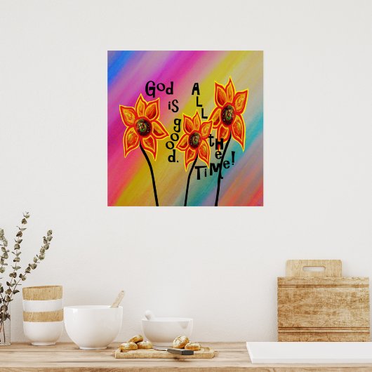 GOTT IST IMMER GUT POSTER (Küche)