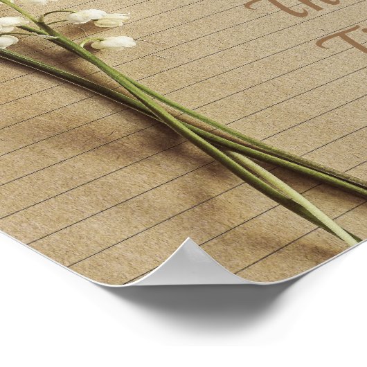 "Gott ist immer gut" Prophezeiung Poster (Ecke)