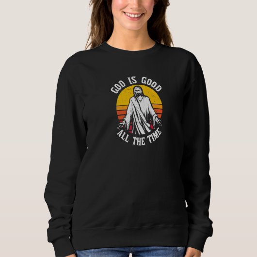 Gott ist immer gut sweatshirt (Vorderseite)