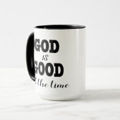 Gott ist immer gut tasse (Vorderseite Links)