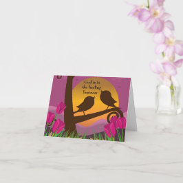 Gott ist in der heilenden Biz geklappt Get Well Ca Karte