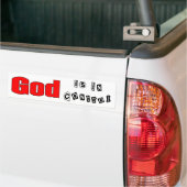 Gott ist in der Kontrolle Autoaufkleber (Auf Lkw)