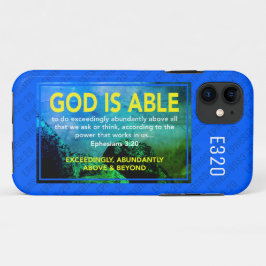 GOTT IST IN DER LAGE | Ephesianer 3:20 Christlich  Case-Mate iPhone Hülle
