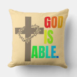 GOTT IST IN DER LAGE. KISSEN