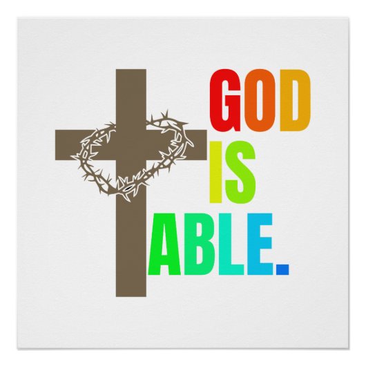 GOTT IST IN DER LAGE. POSTER (Vorderseite)