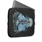 Gott ist in der Maschine - Techno-Dystopisches Des Laptopschutzhülle (Vorne Rechts)