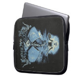 Gott ist in der Maschine - Techno-Dystopisches Des Laptopschutzhülle (Vorderseite Links)