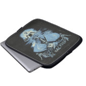 Gott ist in der Maschine - Techno-Dystopisches Des Laptopschutzhülle (Vorne Knopf)