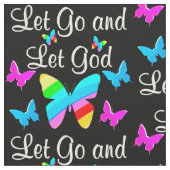 GOTT IST IN GEBÜHR STOFF (Nahaufnahme)