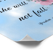 Gott ist in ihr, Bibelverse, Psalm 46 5 Poster (Ecke)