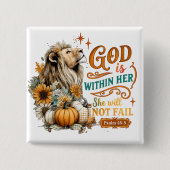 Gott ist in ihr... button (Vorderseite)