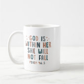 Gott ist in ihr, dass sie nicht fallen wird kaffeetasse (Links)