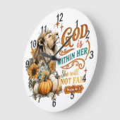 Gott ist in ihr... große wanduhr (Winkel)