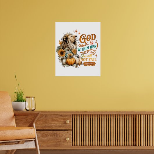 Gott ist in ihr... poster (Wohnzimmer 2)