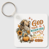 Gott ist in ihr... schlüsselanhänger (Vorderseite)