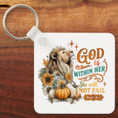 Gott ist in ihr... schlüsselanhänger (Vorderseite)