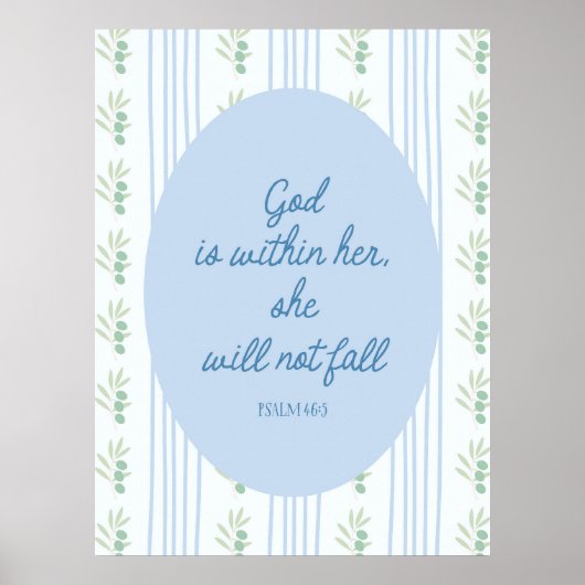 Gott ist in ihr, sie wird die Kunst der Mauer nich Poster (Vorne)