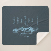 Gott ist in ihr, sie wird kein Bibelangebot versag Sherpadecke (Vorderseite (Horizontal))