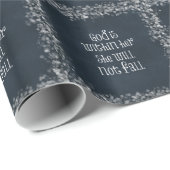 Gott ist in ihr, sie wird nicht Bibelverse fallen Geschenkpapier (Rolleneckpunkt)