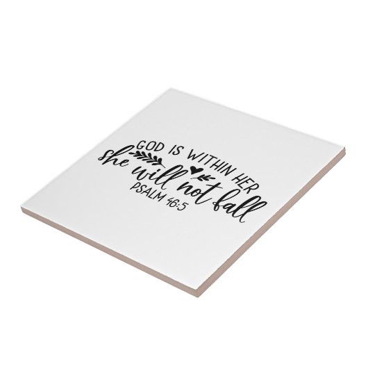 Gott ist in ihr, sie wird nicht fallen fliese (Seite)