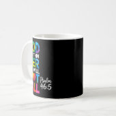 Gott ist in ihr, sie wird nicht fallen Psalm 46-5 Kaffeetasse (Vorderseite Links)
