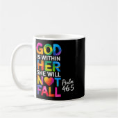 Gott ist in ihr, sie wird nicht fallen Psalm 46-5 Kaffeetasse (Links)