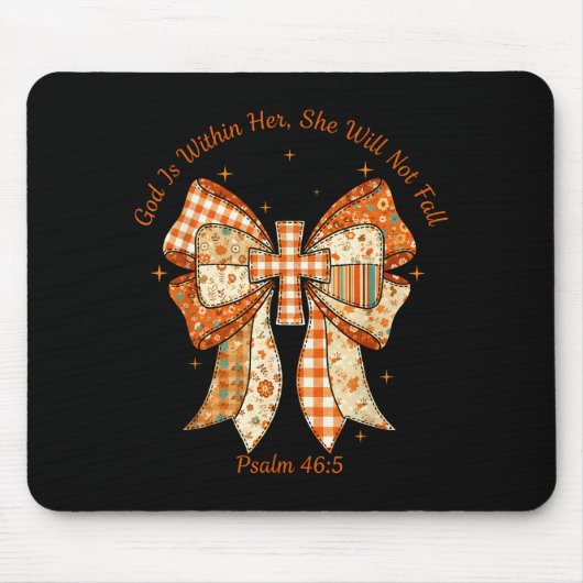 Gott ist in ihr, sie wird nicht fallen Psalm 46_5 Mousepad (Vorne)