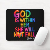 Gott ist in ihr, sie wird nicht fallen Psalm 46-5 Mousepad (Mit Mouse)
