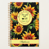 Gott ist in ihr, sie wird nicht Sonnenblumen falle Planer (Vorderseite)