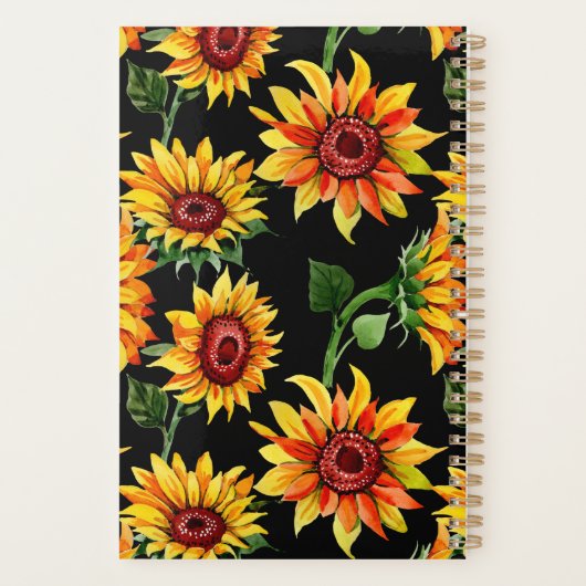 Gott ist in ihr, sie wird nicht Sonnenblumen falle Planer (Rückseite)