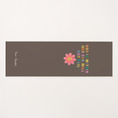 GOTT IST IN IHR, SIE WIRD NICHT VERSAGT YOGAMATTE (Vorderseite (Horizontal))