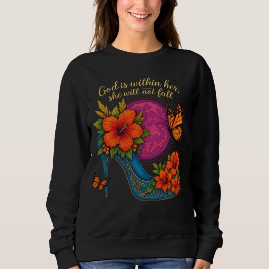 Gott ist in ihr sweatshirt (Vorderseite)