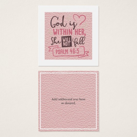 Gott ist in ihr wird sie keine GLAUBWÜRDIGEN Mädch (Vorne & Hinten)