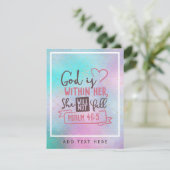 Gott ist in ihr wird sie keine GLAUBWÜRDIGEN Mädch (Stehend Vorderseite)