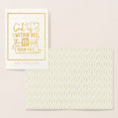 Gott ist in ihr wird sie keine GLAUBWÜRDIGEN Mädch Folienkarte (Anzeige)