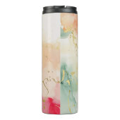 Gott ist in ihrem Fall Thermosbecher (Rückseite)