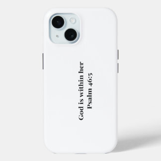 Gott Ist In Ihrem Handyhülle Bibelvers Christlich iPhone 15 Hülle
