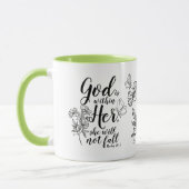 Gott ist in ihrem Psalm 46:5 Bibel Verse Geschenk. Tasse (Links)
